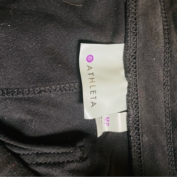 Athleta size medium P black jogger pants - Picture 2 of 6